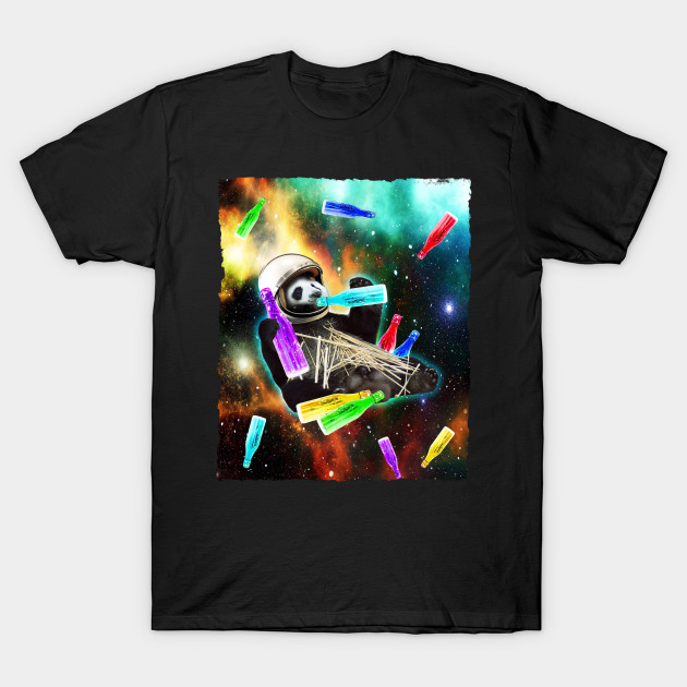 Astronaut Panda In Space